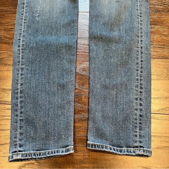 Rag & Bone Standard Issue Fit 1 Skinny Leg Jeans Blue Distressed Denim | 34 - Picture 3 of 11